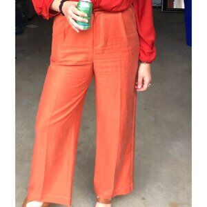 Orange Anthropologie Trousers Size 12
